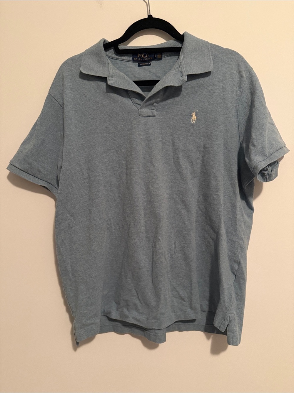 Polo by Ralph Lauren Classic Light Blue Short Sleeve Polo